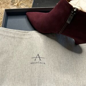Aquatalia Burgundy Ankle Boots